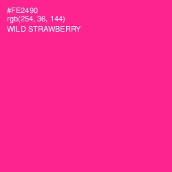 #FE2490 - Wild Strawberry Color Image
